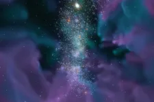 Globular star clusters that form naturally in the EDGE simulation of the early universe. (Image: Ethan Taylor)