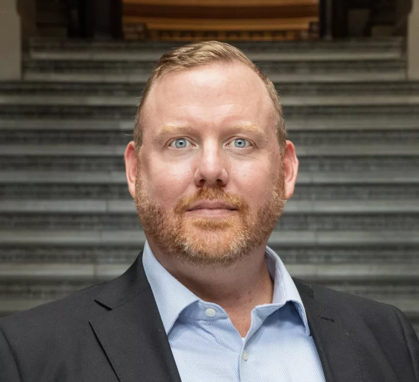 Portrait of Pro Vice-Chancellor Jimmie Kristensson. Photo. 